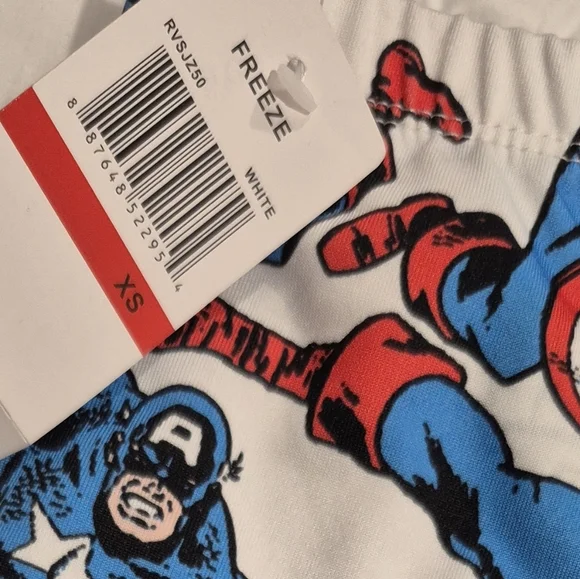 Marvel Red and Blue Superhero Leggings - Picture 2 of 3